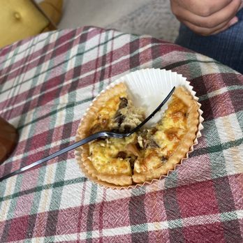 The Baker - Mushroom and onion quiche - Coffee & Tea Near Me - New Bedford, Massachusetts
