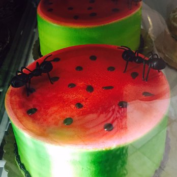 DaVinci Bakery - Watermelon with ants on it, brilliant concept! - Bakeries Near Me - Nutley, New Jersey