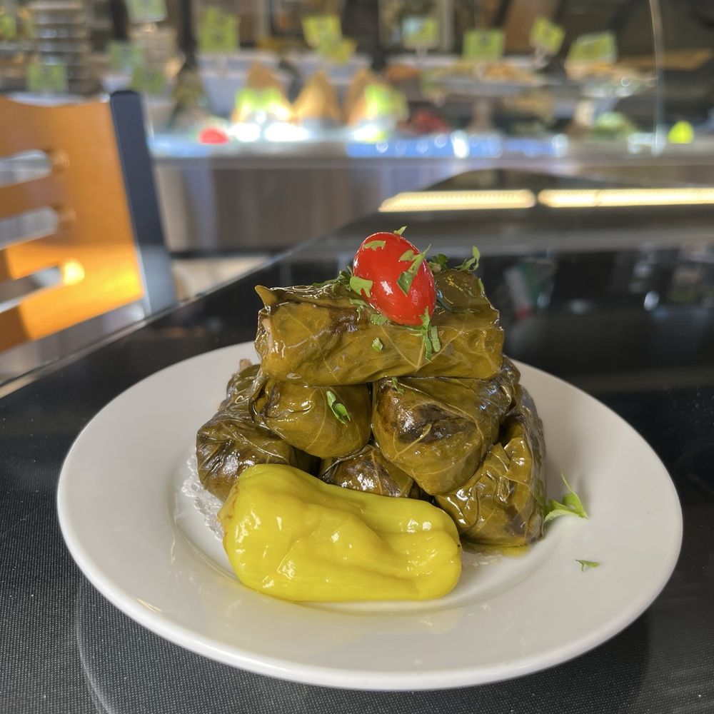 Abi’s Falafel - Stuffed Grape Leaves (6) PC - Middle Eastern Near Me - Trumbull, Connecticut