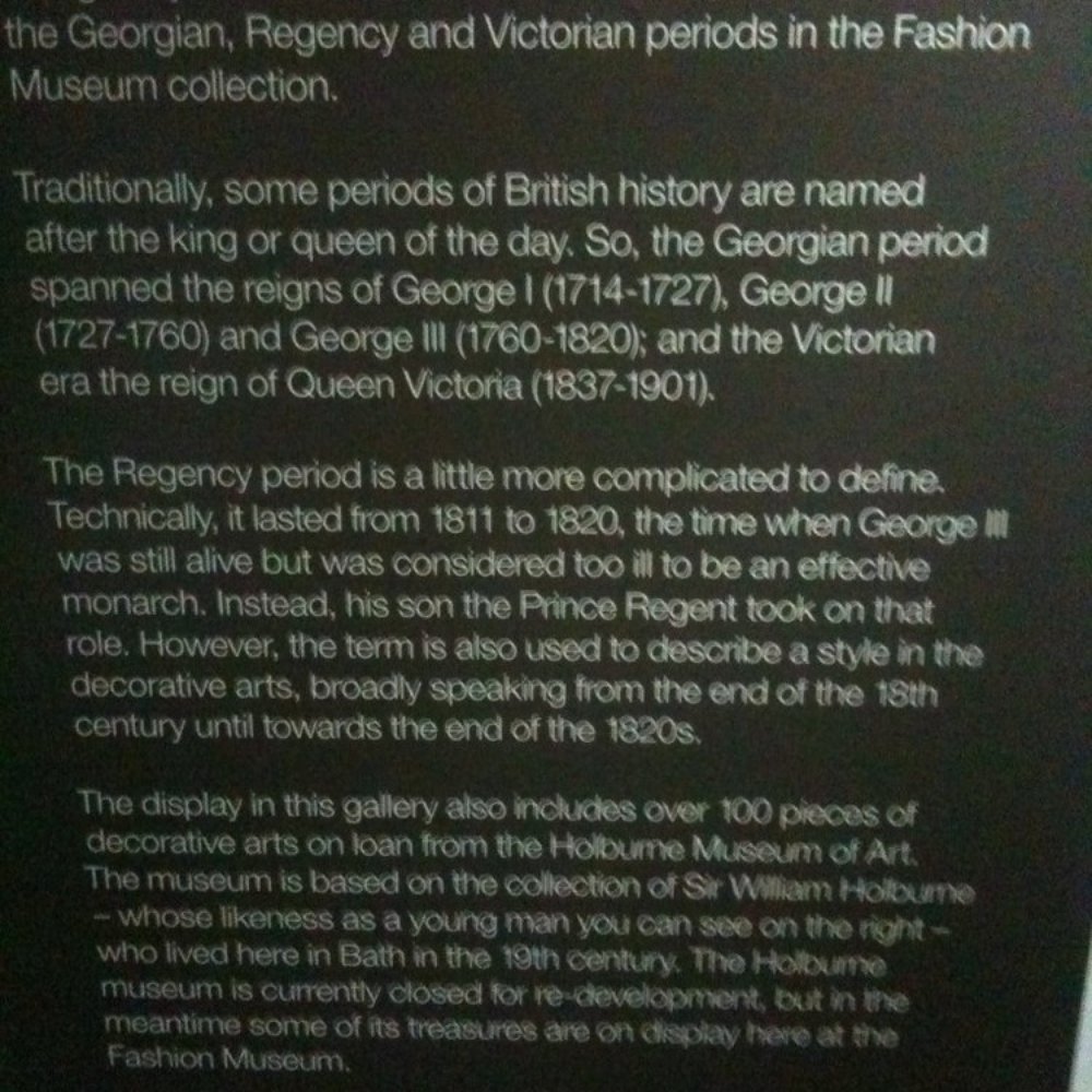 Fashion Museum - So that's what they mean with Georgian, Regency and Victorian periods! - Museums Near Me - Bath, BAS