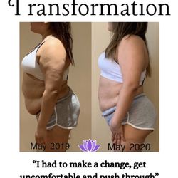 Stronger - Through hard work she was able to lose 20+ lbs and over 20 inches down. Nice work!