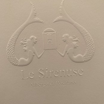 Le Sirenuse - Their menu. Even their paper is embossed end of highest quality - Hotels Near Me - Positano, SA