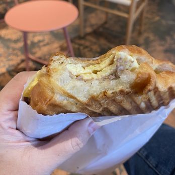 Hello Em Viet Coffee & Roastery - Croissant breakfast sandwich. Everything about it was excellent, including the textures. - Coffee Roasteries Near Me - Seattle, Washington Hello Em Viet Coffee & Roastery - Croissant breakfast sandwich. Everything about it was excellent, including the textures. - Coffee Roasteries Near Me - Seattle, Washington