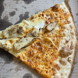 Duck Pizza - Buffalo chicken pizza again. What the what?