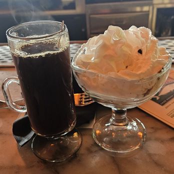 The Dead Fish - This is a picture of my dessert,.coffee and tiramasu - Seafood Near Me - Crockett, California