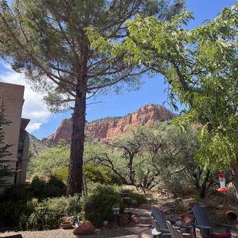 Cozy Cactus - Our patio - Hotels Near Me - Sedona, Arizona
