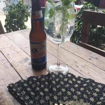 Rosa Mexicano - Tecate light & Chilly Gin and Tonic - Breakfast & Brunch Near Me - Holbox, ROO Rosa Mexicano - Tecate light & Chilly Gin and Tonic - Breakfast & Brunch Near Me - Holbox, ROO