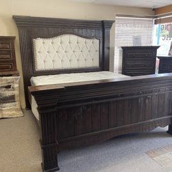 Waldrops Furniture - Sophia King Bed set With padding $2999.00
Drawers have metal smooth glides and dovetails drawers.