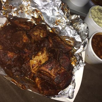 Phillips Bar B Que - Rib tips with baked beans and potato salad... - Barbeque Near Me - Inglewood, California Phillips Bar B Que - Rib tips with baked beans and potato salad... - Barbeque Near Me - Inglewood, California