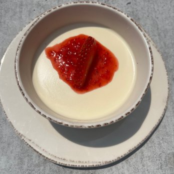 Persimmons Waterfront Restaurant - White chocolate pana cotta - New American Near Me - New Bern, North Carolina Persimmons Waterfront Restaurant - White chocolate pana cotta - New American Near Me - New Bern, North Carolina