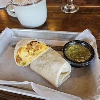 The Coffee Haus at Guggman - Sunrise scramble breakfast burrito - Coffee & Tea Near Me - Indianapolis, Indiana