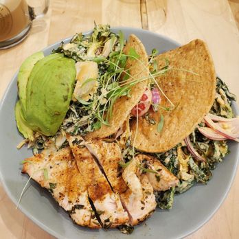 Cafe Lift - Chicken Caesar tostada - Breakfast & Brunch Near Me - Haddonfield, New Jersey