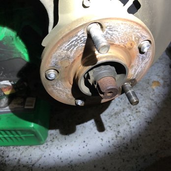 Fast Eagle Tires, Inc - three broken wheel studs due to improper crossthreading - Tires Near Me - San Jose, California Fast Eagle Tires, Inc - three broken wheel studs due to improper crossthreading - Tires Near Me - San Jose, California