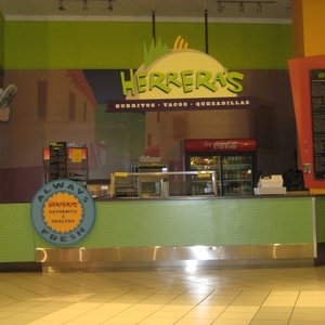 Photo of Herrera's Burritos - Boston, MA, United States. I got yelled at for this because you're not allowed to take pics in City Place at night