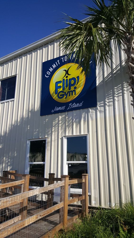 Flip! Gym - wedding in Charleston, SC