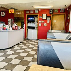 C & L Burger Bar - Inside of the restaurant.
