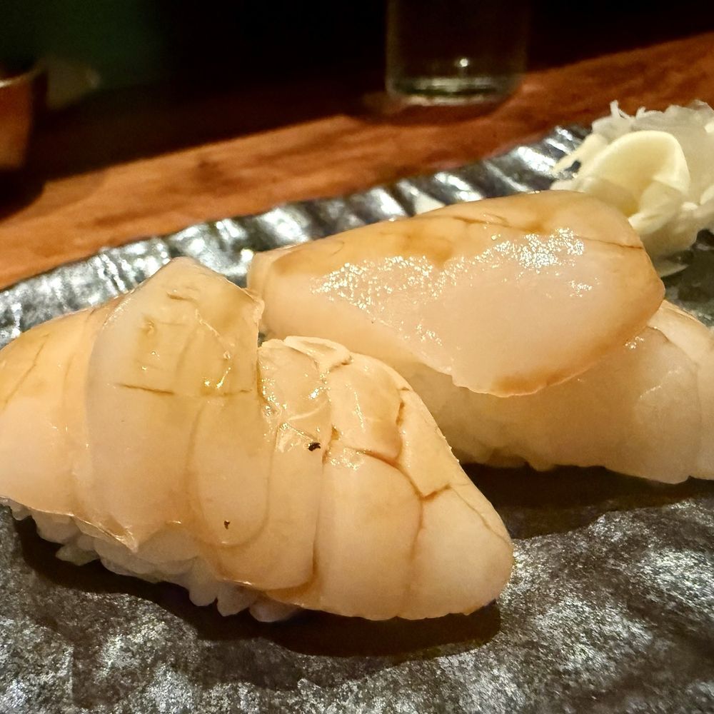 Sushi Mon - Hokkaido scallop - Japanese Near Me - Raleigh, North Carolina Sushi Mon - Hokkaido scallop - Japanese Near Me - Raleigh, North Carolina