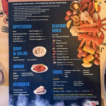 Hungry Crab - June 2026 menu - Seafood Near Me - Orlando, Florida