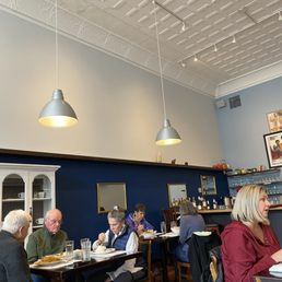 Interior busy Friday lunch crowd Interior busy Friday lunch crowd