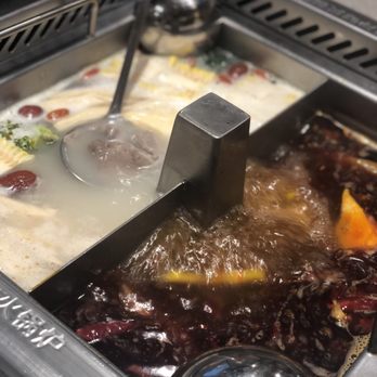 Haidilao Hotpot Flushing - Pork bone and mala spicy broth - Hot Pot Near Me - Flushing, New York Haidilao Hotpot Flushing - Pork bone and mala spicy broth - Hot Pot Near Me - Flushing, New York