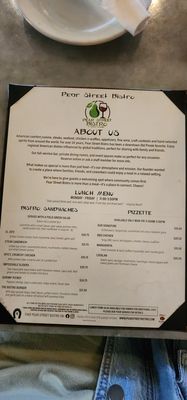 Menu photo 4 Pear Street Bistro Pinole, CA Menu photo 4 Pear Street Bistro Pinole, CA