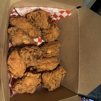 Stuffd Wings - I had the seafood and pork and beef - Chicken Wings Near Me - Houston, Texas