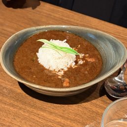 Gumbo.  A really good sized portion.