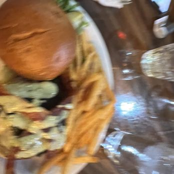Dewey's Restaurant and Bar - Poblano burger. Sorry it's blurry! Unfortunately there's nothing left... - Sandwiches Near Me - Moab, Utah Dewey's Restaurant and Bar - Poblano burger. Sorry it's blurry! Unfortunately there's nothing left... - Sandwiches Near Me - Moab, Utah