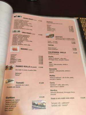 Menu photo 1 Tao Sushi Olbia, OT