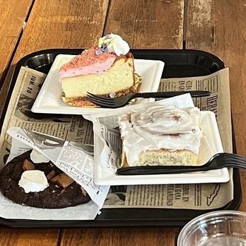 Providence Bakehouse & Bistro - Some more chocolate cookie, cheesecake, cinnamon roll - Coffee & Tea Near Me - Whittier, California