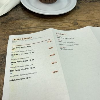 Red Berry Coffee Bar - Menu - Coffee & Tea Near Me - Rancho Cucamonga, California Red Berry Coffee Bar - Menu - Coffee & Tea Near Me - Rancho Cucamonga, California