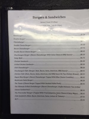 Menu photo 2 Chuckwagon McLean, TX Menu photo 2 Chuckwagon McLean, TX