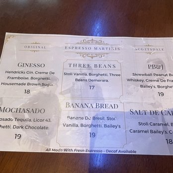 Three Beans Cafe - Menu - Coffee & Tea Near Me - Scottsdale, Arizona Three Beans Cafe - Menu - Coffee & Tea Near Me - Scottsdale, Arizona