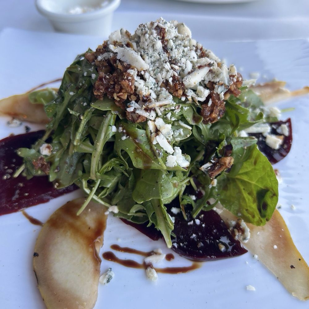 Opal - Grilled pears and beet salad - Seafood Near Me - Santa Barbara, California Opal - Grilled pears and beet salad - Seafood Near Me - Santa Barbara, California