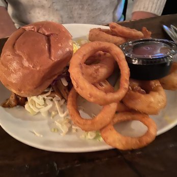 Falley Allen - BBQ Pulled Pork Sandwich - New American Near Me - Buffalo, New York Falley Allen - BBQ Pulled Pork Sandwich - New American Near Me - Buffalo, New York