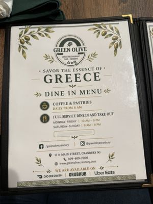 Menu photo 6 Green Olive Cranbury, NJ