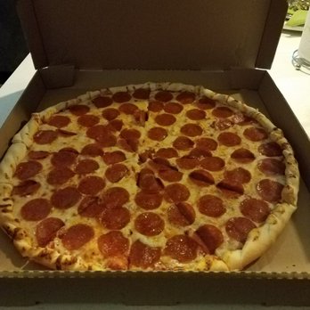 The Station Cafe - 18 inch Pepperoni pizza - Salad Near Me - San Antonio, Texas