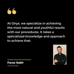 Onyx wellness - Our founder has over a decade of experience in aesthetics & plastics!