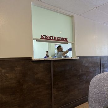 Eight AM - Kiss the cook (food area, once it's done) - New American Near Me - San Francisco, California Eight AM - Kiss the cook (food area, once it's done) - New American Near Me - San Francisco, California