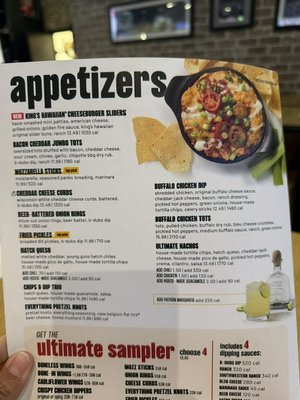 Menu photo 3 Buffalo Wild Wings Lake Forest, CA