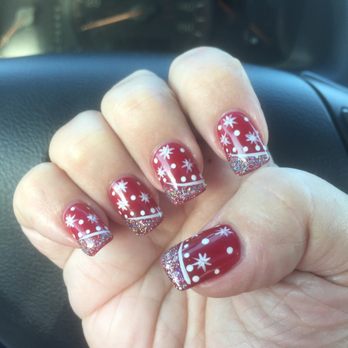 Nice Nails & Spa - Love my CHRISTmas design. Thank you Kathy. - Nail Salons Near Me - Fresno, California Nice Nails & Spa - Love my CHRISTmas design. Thank you Kathy. - Nail Salons Near Me - Fresno, California