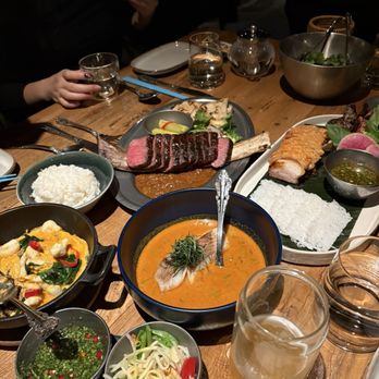 Sea - Short rib, crab fried rice, black cod, crispy pork belly, dry tom yum noodles - Asian Fusion Near Me - New York, New York