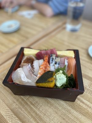 Photo of Sushi Shibucho - Costa Mesa, CA, US. a close up of a sushi box