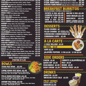 Abelardo's Mexican Fresh - Menu (3 of 3) - Mexican Near Me - Grandview, Missouri Abelardo's Mexican Fresh - Menu (3 of 3) - Mexican Near Me - Grandview, Missouri