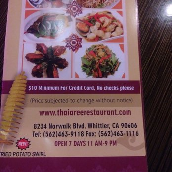 Thai Aree - Phone# - Thai Near Me - Whittier, California Thai Aree - Phone# - Thai Near Me - Whittier, California