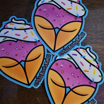 Miss Booty Bakes - Stickers!! - Bakeries Near Me Miss Booty Bakes - Stickers!! - Bakeries Near Me