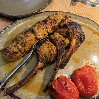 Rumi's Kitchen - Colony Square - Lamb kebabs  Lamb Rack - Persian/Iranian Near Me - Atlanta, Georgia