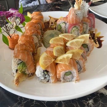 SkyBay Sushi - Scotland Roll, Salmon Lemon Roll, Ballerina Roll - Sushi Bars Near Me - Costa Mesa, California SkyBay Sushi - Scotland Roll, Salmon Lemon Roll, Ballerina Roll - Sushi Bars Near Me - Costa Mesa, California