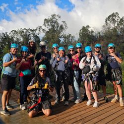 Skyline Hawaii - The staff and our crew at the end of our terrific tour!!