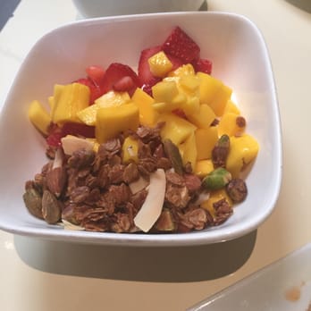 The Well - Straus Greek yogurt, coconutty granola, mango and strawberries - Bars Near Me - Oakland, California The Well - Straus Greek yogurt, coconutty granola, mango and strawberries - Bars Near Me - Oakland, California